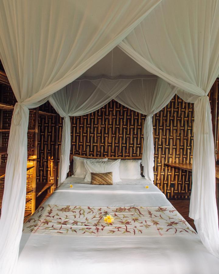 Temple House 3Bds Eco Bamboo House Pool River View Bringkit Екстериор снимка