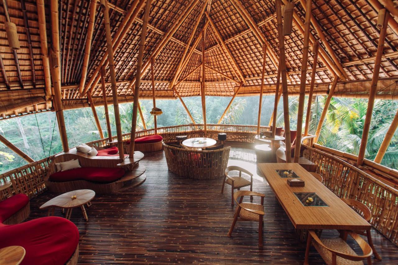 Temple House 3Bds Eco Bamboo House Pool River View Bringkit Екстериор снимка