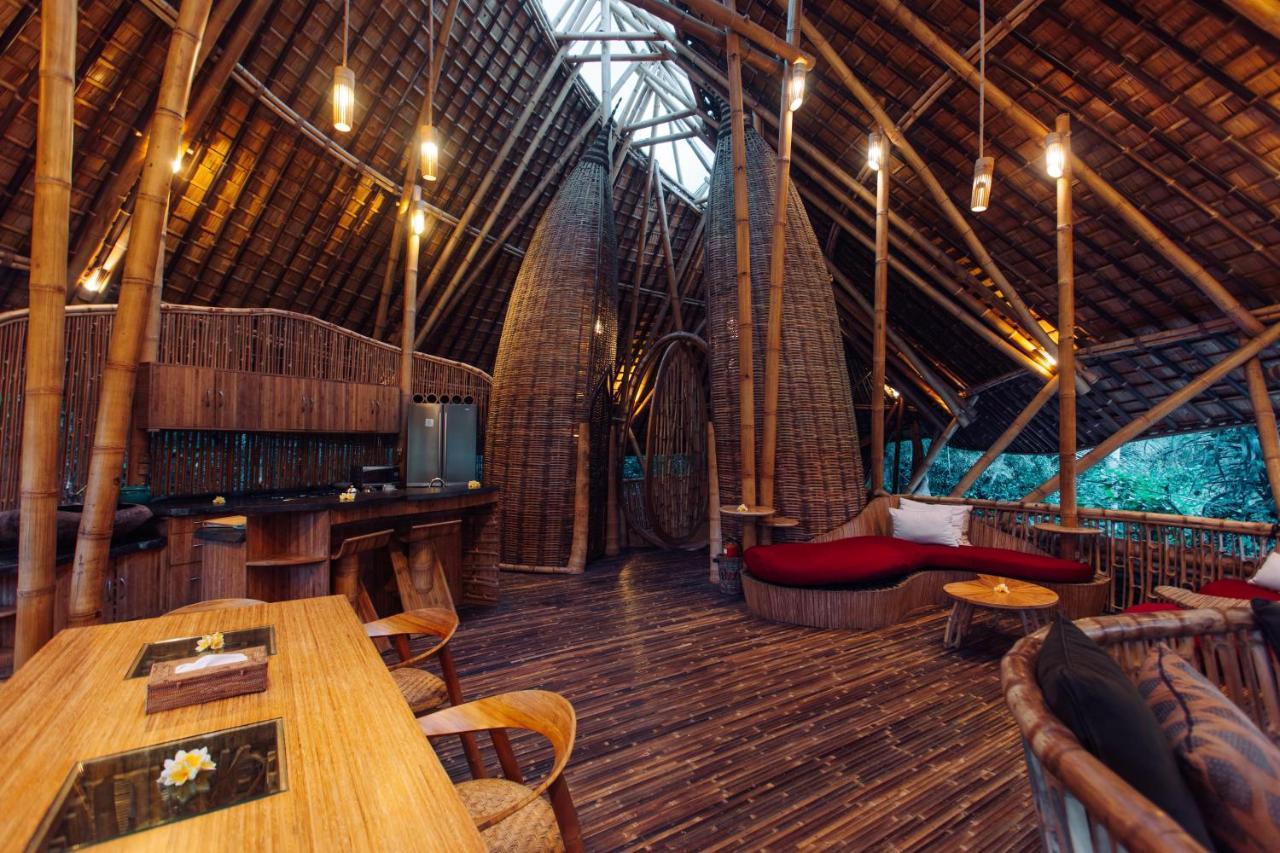 Temple House 3Bds Eco Bamboo House Pool River View Bringkit Екстериор снимка