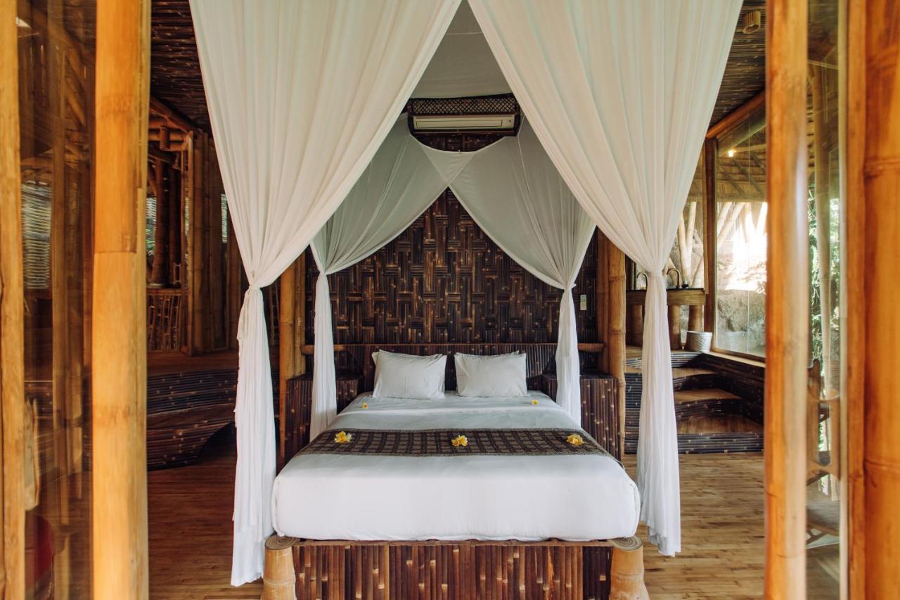 Temple House 3Bds Eco Bamboo House Pool River View Bringkit Екстериор снимка