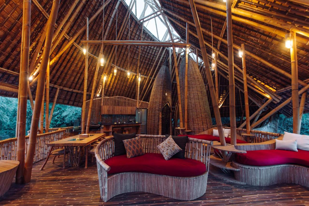Temple House 3Bds Eco Bamboo House Pool River View Bringkit Екстериор снимка